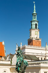 Wall Mural - Poznan. Town hall tower in the old town