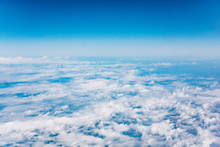 Clouds, A View From Airplane Window