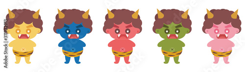 イラスト素材 鬼 赤鬼 青鬼 黄色鬼 緑鬼 ピンク鬼 節分 カラーバリエーション ベクター Buy This Stock Vector And Explore Similar Vectors At Adobe Stock Adobe Stock イラスト素材 鬼 赤鬼 青鬼 黄色鬼 緑鬼 ピンク鬼 節分 カラーバリエーション ベクター Buy This Stock Vector And Explore Similar Vectors At Adobe Stock Adobe Stock