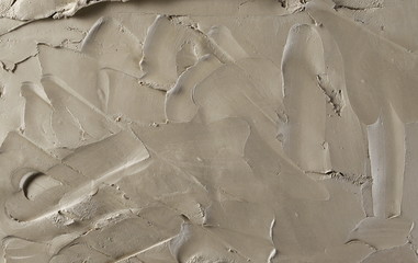 Grey modelling clay background and texture