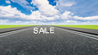 © Lasha Kilasonia - Sale Text on Street, 3D Rendering