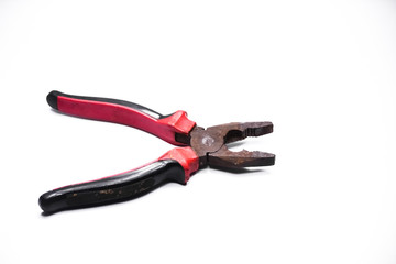 Pliers isolated on white background