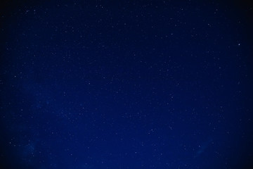 milky way stars on a dark night sky.