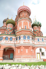 Wall Mural - St. Basil's Cathedral on Red square, Moscow, Russia