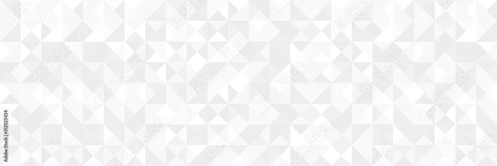 White silver geometric universal background for business presentation . Abstract elegant seamless pattern. Minimalist empty triangular BG. Halftone monochrome cover. Modern digital Happy New Year 2020 - obrazy, fototapety, plakaty 