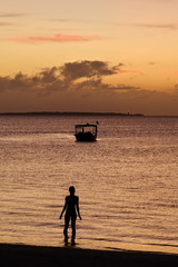 Wall Mural - Dhow boats. Zanzibar, Tanzania, Africa. Kendwa