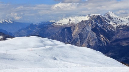 Wall Mural - French Alps winter - Valloire