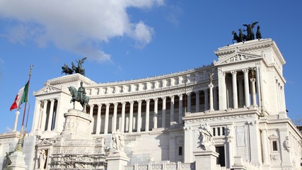 Sticker - Rome - Vittoriano. Italian landmark.