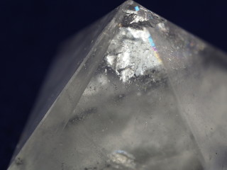 quartz crystal pyramid