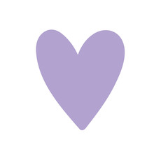 Purple Heart Love Romantic Passion Icon