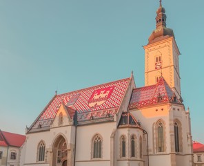 Wall Mural - Urban city architecture of Zagreb