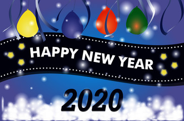 happy new year 2020 background