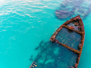 Wall Mural - Tangalooma Shipwrecks off Moreton island, Queensland Australia