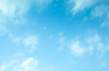 blue sky with beautiful natural white clouds