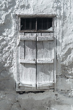 White Old Door