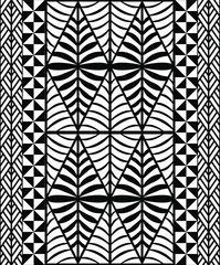 Pattern inspired by Tonga Islands traditional design elements.