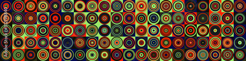 Dekoracja na wymiar  wzor-z-losowymi-kolorowymi-ilustracja-tla-w-kolach-generatywnych