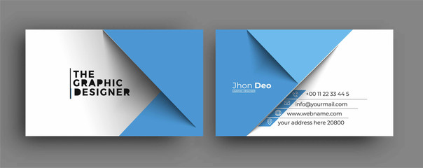 Wall Mural - Business Card - Creative and Clean Modern Business Card Template.