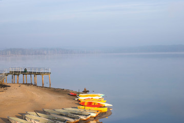 Poster - Boats On the Shoreline