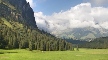 Wall Mural - Swiss jungfrau Vally