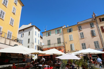 Wall Mural - France, Provence , Hyeres, market place