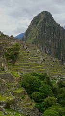 Canvas Print - Classic panoramic of Machu Picchu, Cusco Peru