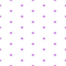 Little Pink Flowers Abstract White Seamless Pattern Design
