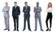 © ASDF - Collage of business people on white background