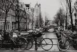 Fototapeta  - Amsterdam en Noir et Blanc 