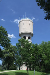 Canvas Print - old water tower