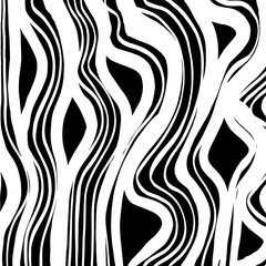 Grunge brush pattern. Texture. White and black vector.