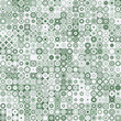 © vector_master - Pattern with random colored Circles Generative Art background illustration