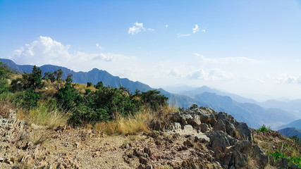 Mountains scenery - natural background - natural park - So beautiful clear blue sky - nice day