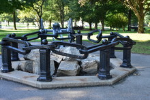 The Great Chain At West Point. The Original That Spread Across The Hudson To Keep The Birish At Bay.