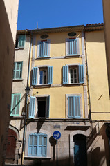 Wall Mural - France, Provence , Hyeres, old town street