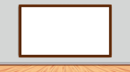 Wall Mural - room with whiteboard on the wall