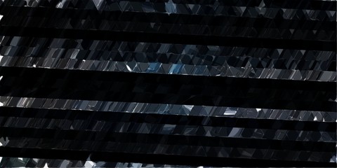 shiny futuristic modern stripes art with black, silver and dark slate gray colors