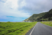 Scenic Landscape At East Cape Region, North Island, New Zealand