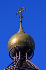 Wall Mural - Modern Russian Orthodox Church in Obolon district. Kiev. Ukraine