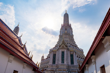 Sticker - Prang of Wat Arun, Bangkok, Thailand.