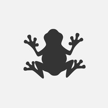 Frog Icon Vector Illustration For Graphic Design And Websites