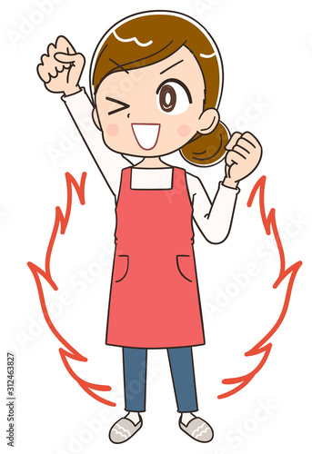 エプロン 主婦 母 イラスト Buy This Stock Vector And Explore Similar Vectors At Adobe Stock Adobe Stock