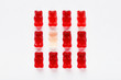 © Cagkan - White gummy bear among red gummy bears