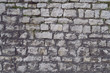 Antike, alte Steinmauer als Hintergrund