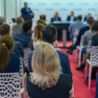 © westermak15 - young ecologists participate in a conference on catastrophic climate change on Earth. St. Petersburg. Russia