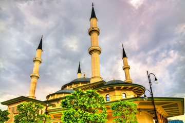 Wall Mural - Bestepe Mosque within the Presidential Complex in Ankara, Turkey