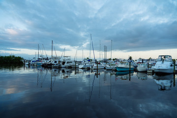 Poster - Peace river at Punta Gorda city in Florida