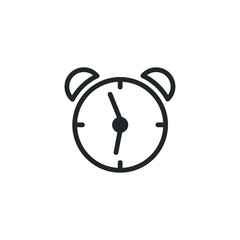 Aufkleber - Simple icon template color editable. Time Management symbol vector sign isolated on white background illustration for graphic and web design.