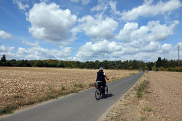 Poster - Radfahrerin