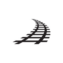 Railway Icon Design Template Vector Isolated Illustration